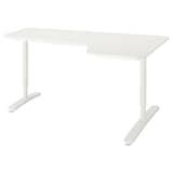 BEKANT corner desk right, white, 160x110 cm (63x431/4") - IKEA