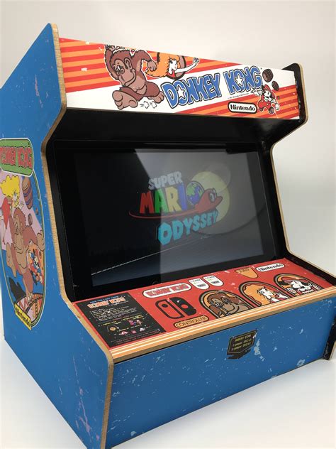 My "Donkey Kong" Nintendo Switch arcade cabinet (#QuickCrafter) | Arcade, Arcade cabinet, Mini ...
