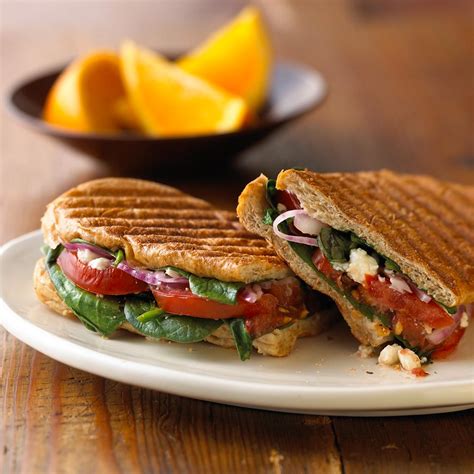 Spinach Panini Recipe - EatingWell