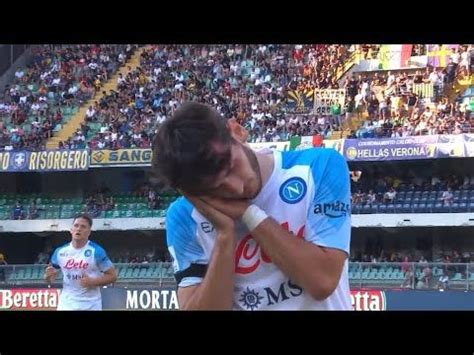 Khvicha Kvaratskhelia DEBUT GOAL in Serie A for Napoli vs Hellas Verona ...