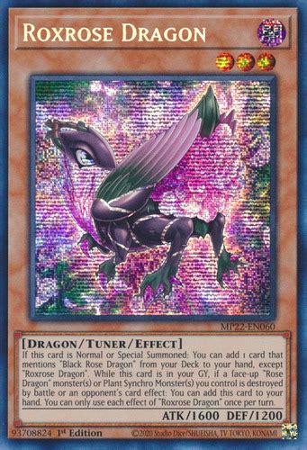 Price History for Roxrose Dragon (MP22-EN060) : YuGiOh Card Prices