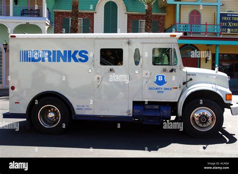 Armored truck, Brinks armoured money transport vehicle, USA Stock Photo, Royalty Free Image ...