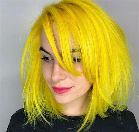 Pin by m♛ on makeup | Yellow hair color, Yellow hair, Hair color highlights