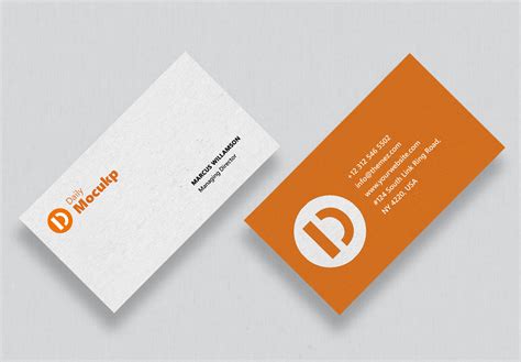 Business Card Mockup Template