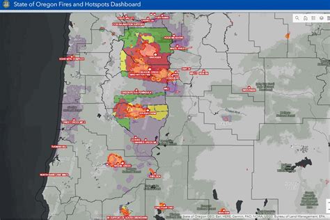 Fire Map Oregon 2020 - Metro Map