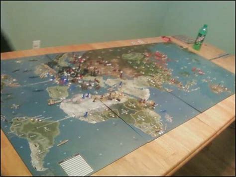 6 Feet of Boardgame; Axis & Allies 1940 Global setup : boardgames