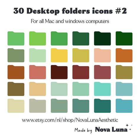 30 Desktop folder icons for mac en windows desktops Folder Icons For ...