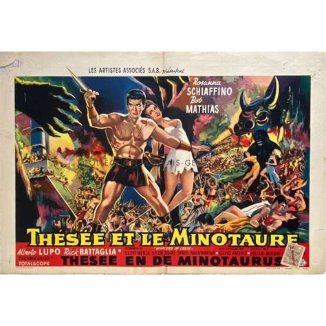 THE MINOTAUR Belgian Movie Poster - 14x21 in. - 1960