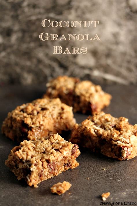 Coconut Granola Bars