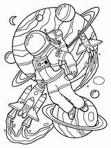 Nasa Astronauts And Space Travel Coloring Page  Free Printable sketch template