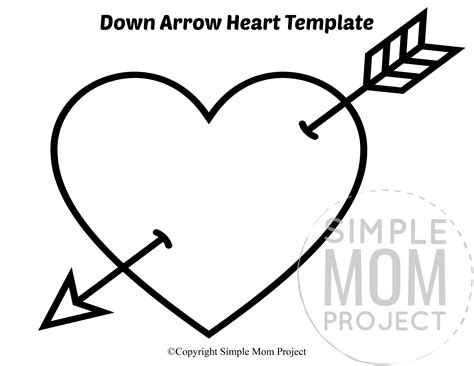 Cut Out Printable Heart Template