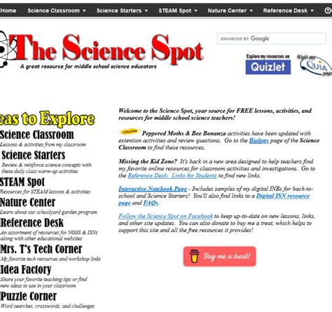 What is Science Spot? (Grades 6-8)