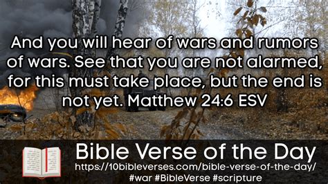 What does the Bible say about War?