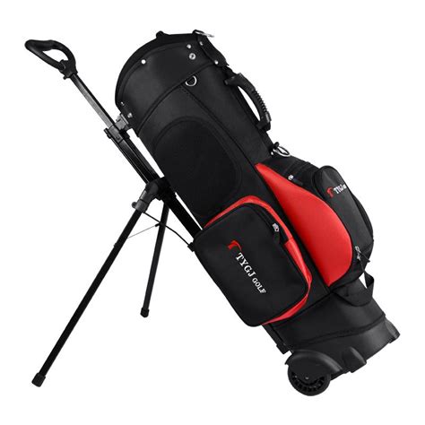 Brand TTYGJ Golf Travel Wheels Standard Stand Caddy golf cart bag staff golf Bag Complete Golf ...