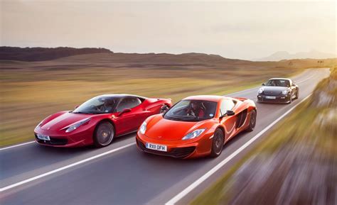 2011 Ferrari 458 Italia vs. 2011 McLaren MP4-12C, 2011 Porsche 911 GT2 ...