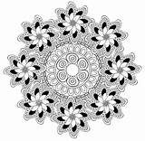 Print Complex Flower Mandala Coloring Page  Free Printable sketch template