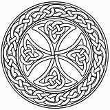 Coloring Celtic Cross Pages Printable Popular Sketch Page sketch template