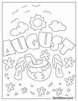 Free AUGUST Coloring Pages For Download Printable PDF sketch template