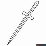 Dagger Coloring Page  Easy Drawing Guides sketch template