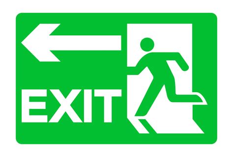 Free Clipart Exit Sign Free Images At Vector Clip Art | Images and Photos finder