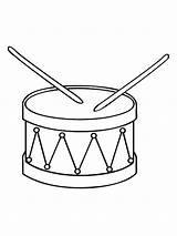 Drums Coloring Pages sketch template