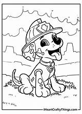 Paw Patrol Marshall Coloring Pages sketch template