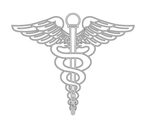 US Army Medical Corps Branch Insignia Vector Files Dxf Eps - Etsy