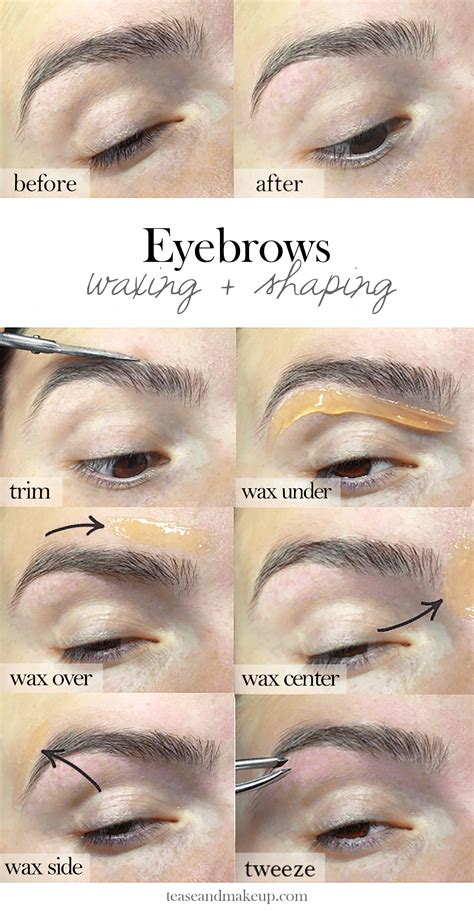 Eyebrow waxing shaping – Artofit