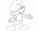 Simple Clumsy Smurf coloring Page  Download Print Or Color Online For sketch template