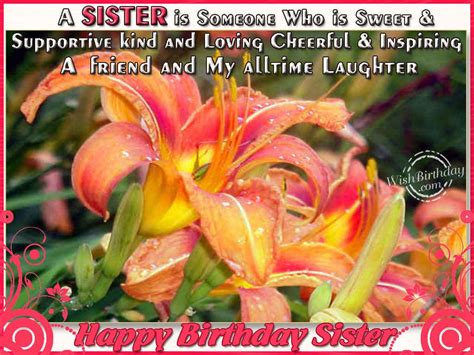 Happy Birthday Sister - Birthday Wishes, Happy Birthday Pictures