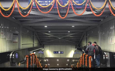 Subway Connecting Delhi Airport Terminal 1 To Metro Station Opened