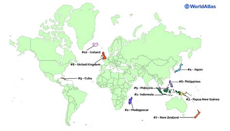 10 Largest Islands Countries In The World - WorldAtlas