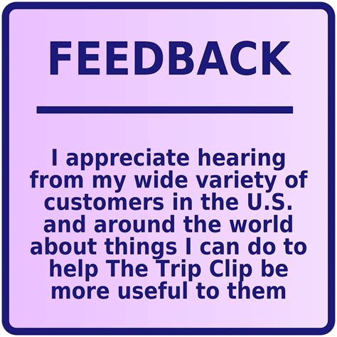The Trip Clip - Customer Commitments