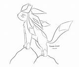 Glaceon Coloring Pages sketch template