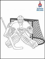 Goalie Coloring Pages sketch template