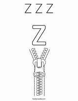 Zipper Coloring Page sketch template