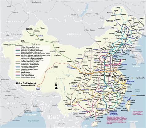 Railway Map of China | China High Speed Rail Map | WhatsAnswer