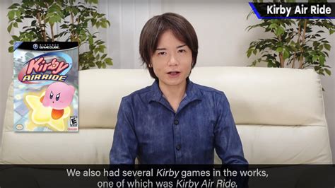 Masahiro Sakurai Uses Kirby to Ask: Drifting is Fun, What Makes It Better?