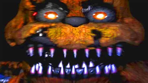 Five Nights at Freddy's 4 Nightmare Freddy Fazbear Jumpscare - YouTube