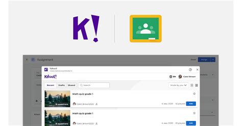 Kahoot! launches the Kahoot! add-on for Google Classroom