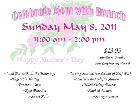 Wolf Laurel Country Club Bulletin Board: Mothers Day Brunch, May 8