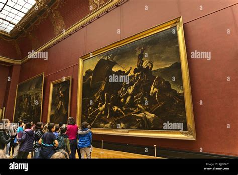 The Raft of the Medusa by the Theodore Gericault painting in the Louvre ...