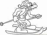 Skiing Coloring Pages sketch template