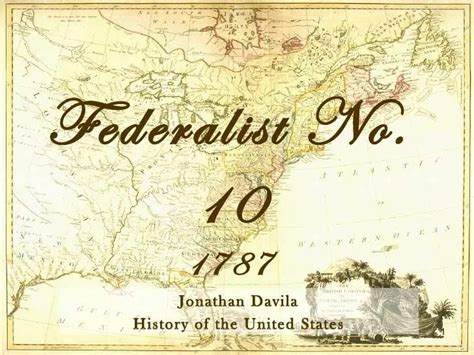 Federalist Paper #10 - Telecommunications Law and Regulation