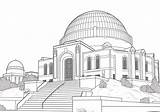Observatory — Coloring Pages Free & Printable sketch template