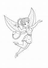 Tinkerbell Fawn Coloring Pages sketch template