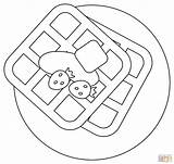 Waffle coloring Page  Free Printable Coloring Pages sketch template