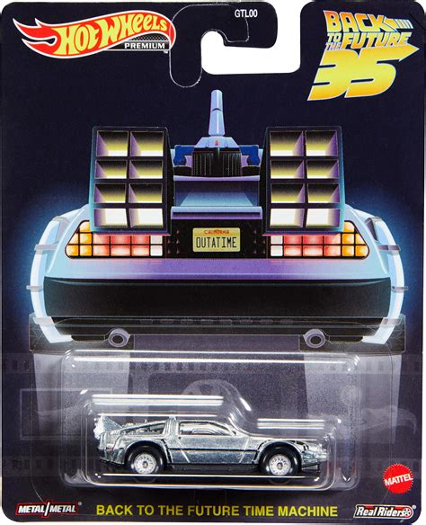 Buy Hot Wheels Back to The Future 35th Anniversary Delorean Time Machine, Collectible Die-Cast ...