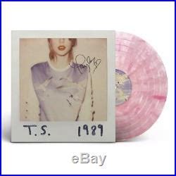 Taylor Swift Hand Signed Autographed 1989 Album Vinyl Pink Rare ...