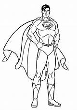 Coloring Pages  Superman Page For Kids sketch template